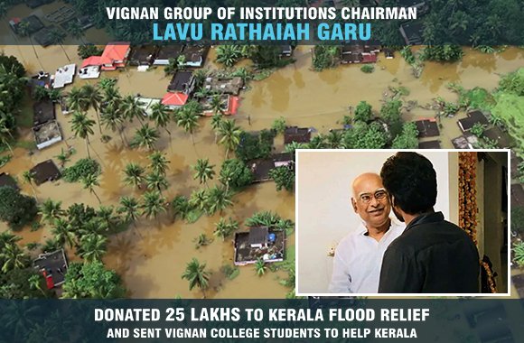 Social Service: Kerala Relief Donation Fund