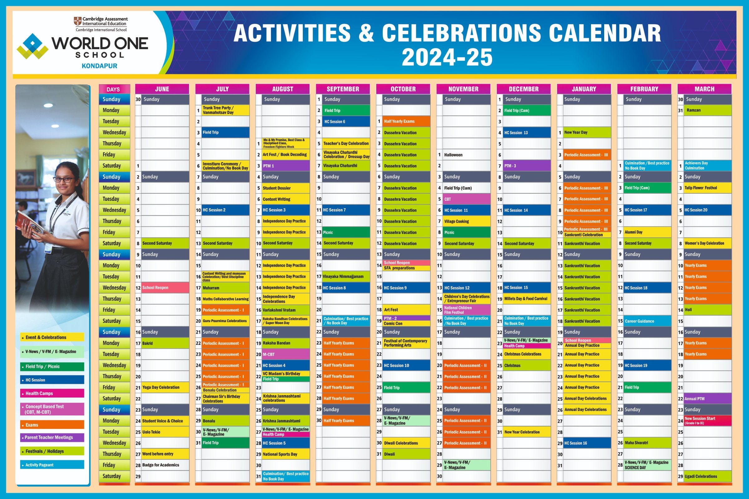 Cambridge academic calendar